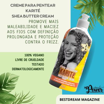 Imagem de Creme De Pentear Soul Power Vegano Curly On Styling Linha Completa 500ml - Escolha O Seu