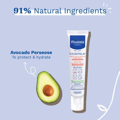 Imagem de Creme de recuperação de umidade Mustela Cicastela para bebê 40mL