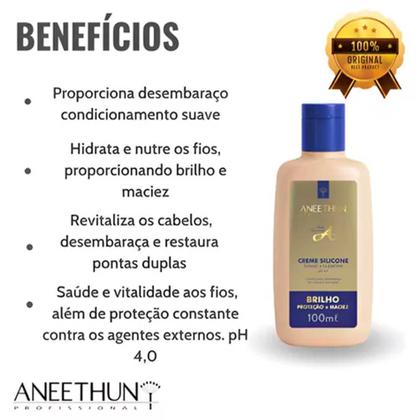 Imagem de Creme De Silicone Aneethun Linha A 250ml Brilho