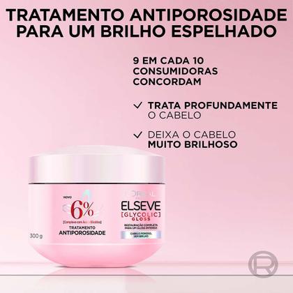Imagem de Creme de Tratamento Antiporosidade Elseve Glycolic Gloss
