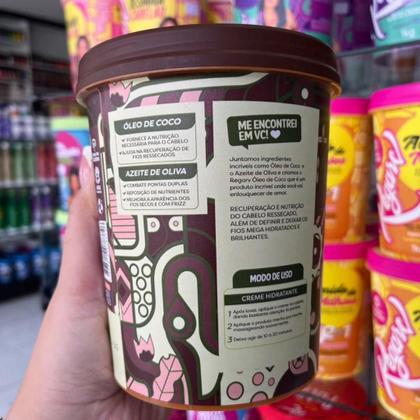 Imagem de Creme de Tratamento para Pentear e Hidratante 2 em 1 Regarv 1kg Corpo Dourado Todos os Tipos de Cabelo