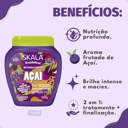 Imagem de Creme De Tratamento Skala Açaí 1000g