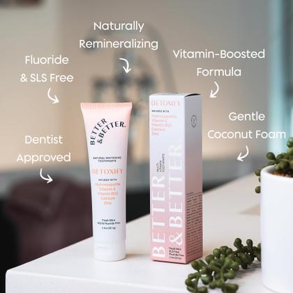 Imagem de Creme dental Better & Better Desintoxica Hidroxiapatita 100mL