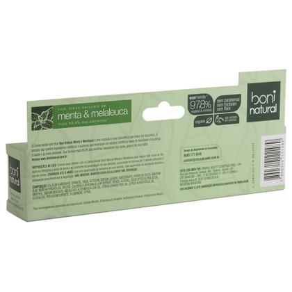 Imagem de Creme Dental Boni Natural Menta e Melaleuca 90g