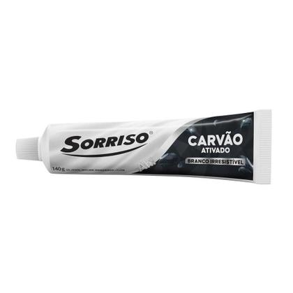 Imagem de Creme Dental Clareador Sorriso Carvão Ativado 140g