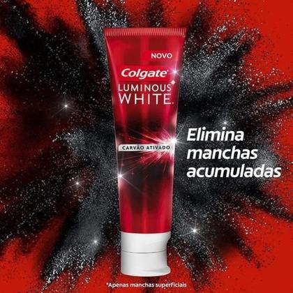 Imagem de Creme Dental Colgate Luminous White Carvão Ativado 140g