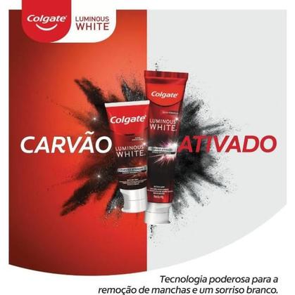 Imagem de Creme Dental Colgate Luminous White Carvão Ativado 140g