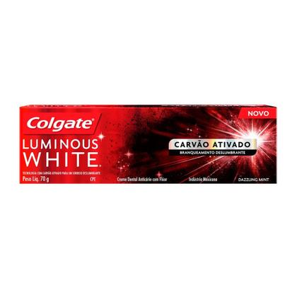 Imagem de Creme Dental Colgate Luminous White Carvão Ativado 70g