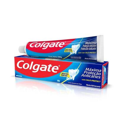 Imagem de Creme Dental Colgate Máxima Proteção Anticáries Tamanho Família 180g