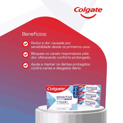 Imagem de Creme Dental Colgate Sensitive Pro Alivio Xtreme 3x90g