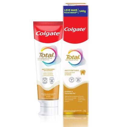 Imagem de Creme Dental Colgate Total Prevenção Ativa Anti Tártaro 140g