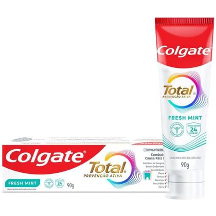 Imagem de Creme Dental Colgate Total Prevenção Ativa Fresh Mint 90g