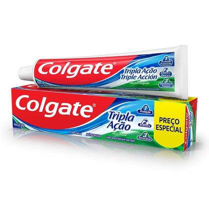 Imagem de Creme Dental Colgate Tripla ação Leve + Pague - Com 4 Un 90g
