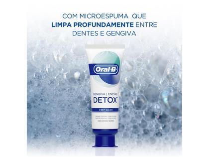 Imagem de Creme Dental com Flúor Oral-B Deep Clean - Gengiva Detox 102g