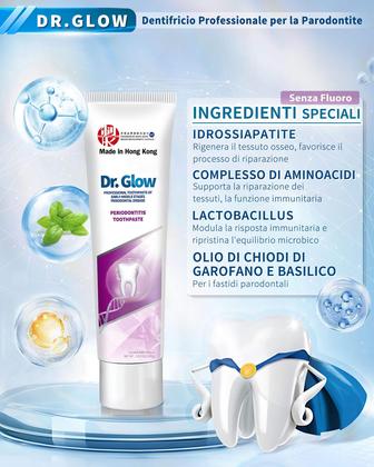 Imagem de Creme Dental Dr. Glow Gum Repair - Tratamento para Doenças Gengivais
