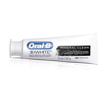 Imagem de Creme Dental Oral-B 3D White Mineral Clean 102g - Oral b