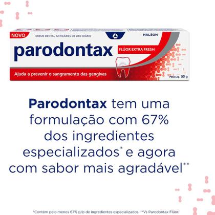 Imagem de Creme Dental Parodontax Flúor Extra Fresh 50g
