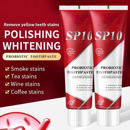 Imagem de Creme Dental Probiótico SP-10 Ultra Clareador 2x100 g