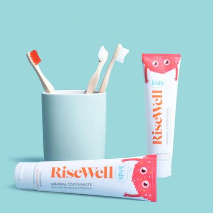Imagem de Creme dental RiseWell Kids Mineral Hydroxyapatite 100mL
