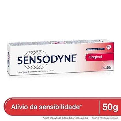 Imagem de CREME DENTAL SENSODYNE 50G ORIGINAL - Alívio para Dentes Sensíveis