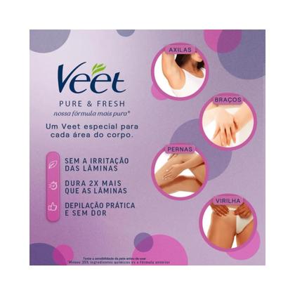 Imagem de Creme Depilatório 200ml Veet Pure & Fresh Peles Sensiveis