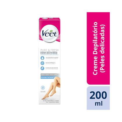 Imagem de Creme Depilatório 200ml Veet Pure & Fresh Peles Sensiveis