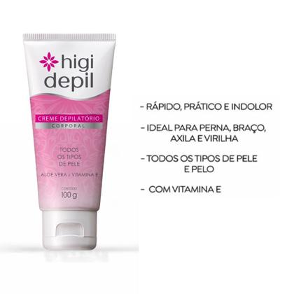 Imagem de Creme Depilatório Corporal Daxx Higi Mulher 100g Original