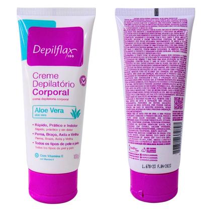 Imagem de Creme Depilatório Corporal Depilflax Aloe Vera 100g