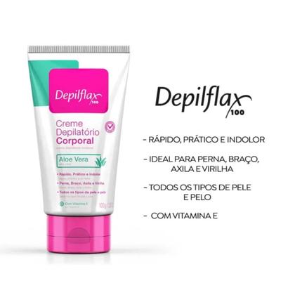Imagem de Creme Depilatório Depilflax Facial Aloe Vera 50g
