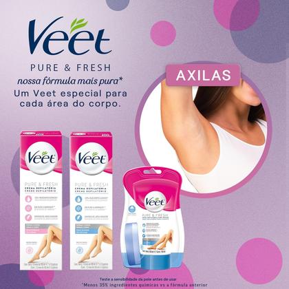 Imagem de Creme Depilatório Veet Pure &amp Fresh Pele Sensível 100ml