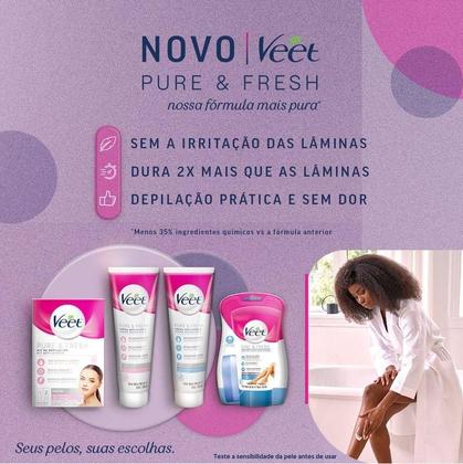 Imagem de Creme Depilatório Veet Pure & Fresh para o Banho 150ml