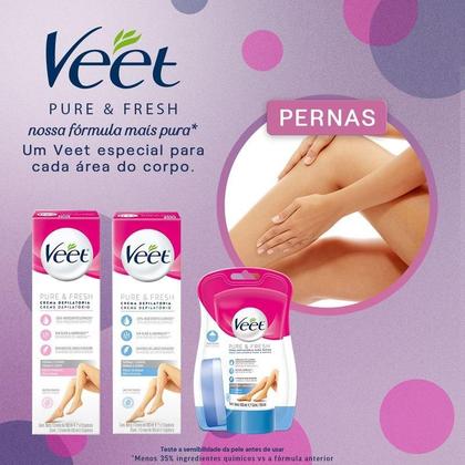 Imagem de Creme Depilatório Veet Pure & Fresh para o Banho 150ml