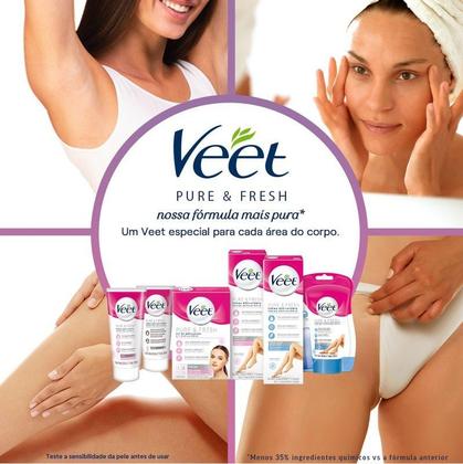 Imagem de Creme Depilatório Veet Pure & Fresh para o Banho 150ml