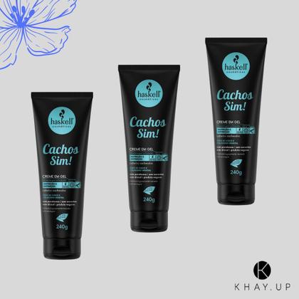 Imagem de Creme Em Gel - Haskell - Cachos Sim - Protetor Térmico 240g