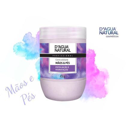 Imagem de Creme Esfoliante Dagua Natural Mãos E Pés 650g Esfoliação e Hidratação