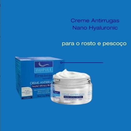 Imagem de Creme Facial Antirrugas Nano Hialuronico+DMAE Nupill 50g