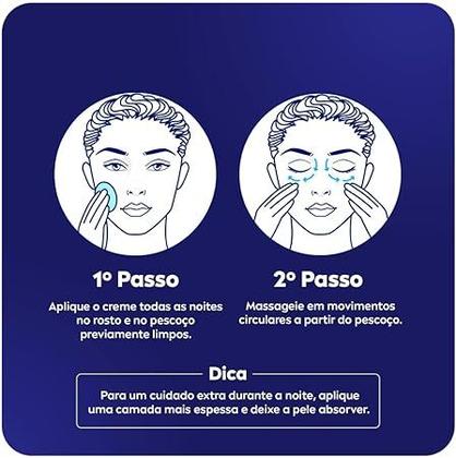 Imagem de Creme Facial Antirrugas Nivea Cellular Hialurônico Noite 50ml