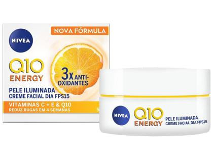 Imagem de Creme Facial Antissinais Nivea Q10 Energy Dia - FPS 15 50ml