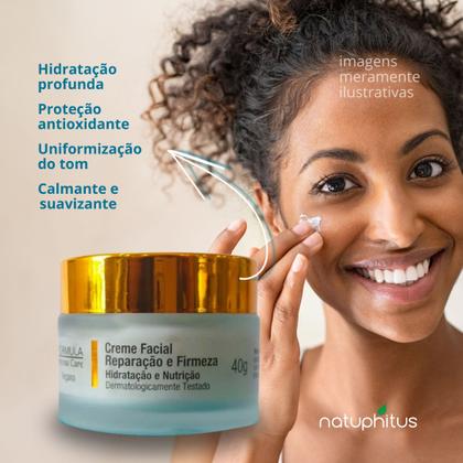 Imagem de Creme Facial Colágeno, Ácido Hialurônico E Vitamina E 40g  Fórmula Intense Care
