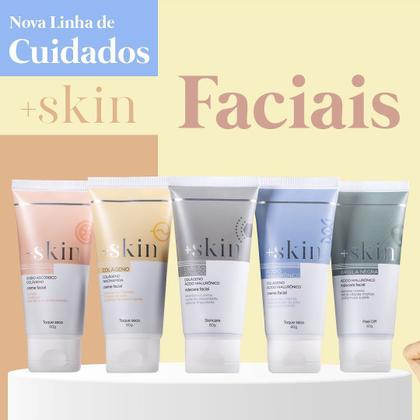 Imagem de creme facial Colageno com niacinamida Combate radicais livres Efeito toque seco pele mais forte