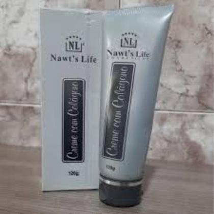 Imagem de Creme Facial com Colágeno Nawts Life 120g  Firmeza, Elasticidade e Hidratação Antienvelhecimento