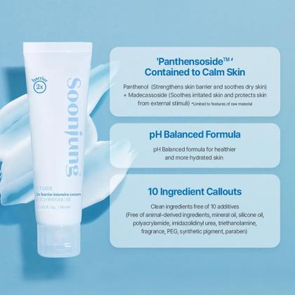 Imagem de Creme facial ETUDE SoonJung 2x Barrier Intensive 60mL