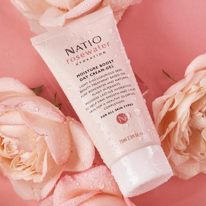 Imagem de Creme facial Natio Australia Rosewater Hydration 75mL por dia