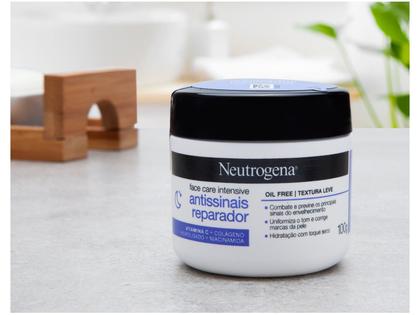 Imagem de Creme Facial Neutrogena Face Care Intensive Antissinais Reparador 100g