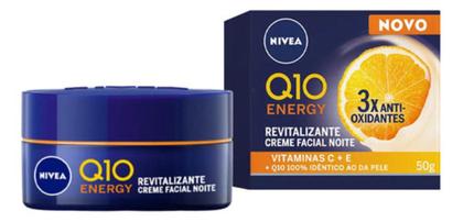 Imagem de Creme Facial Nivea Antissinais Q10 Energy Noite 50g