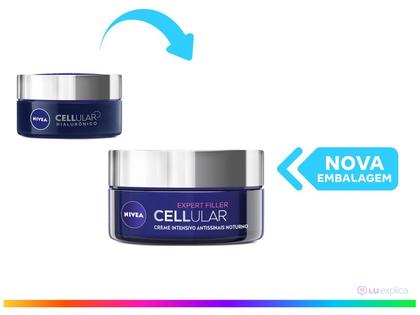 Imagem de Creme Facial Nivea Cellular Antissinais Filler Noite 49g