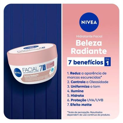 Imagem de Creme Facial Nivea Pele Negra Beleza Radiante 7 em 1 - 100g