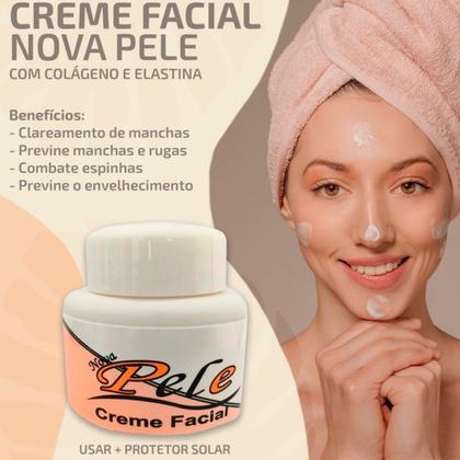 Imagem de Creme Facial Nova Pele Para Manchas + Creme Manutenção Nova Pele