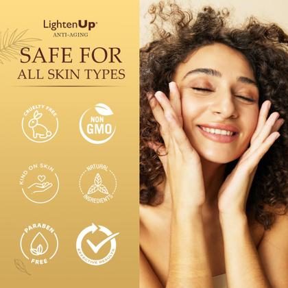 Imagem de Creme facial OMIC Lighten-Up Collagen 30mL Antienvelhecimento com Ácido Hialurônico