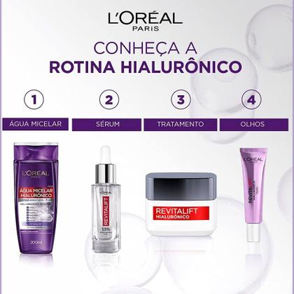Imagem de Creme Facial Preenchedor L'oréal Revitalift Hialurônico Noturno 49g
